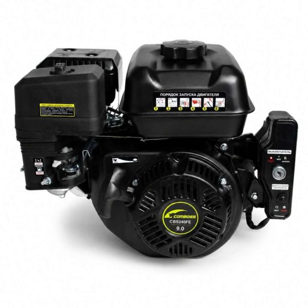 Двигатель Comboss CBS240FE 3A (9 л.с., вал 20мм, эл. стартер, катушка 3А)